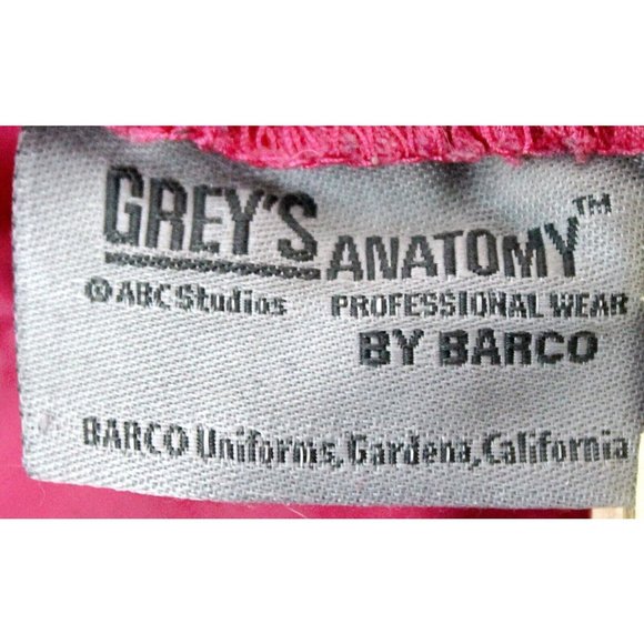 Grays Anatomy Professional Wear By Barco Pink Pants Scrubs Woman XL Drawstring - Picture 5 of 7